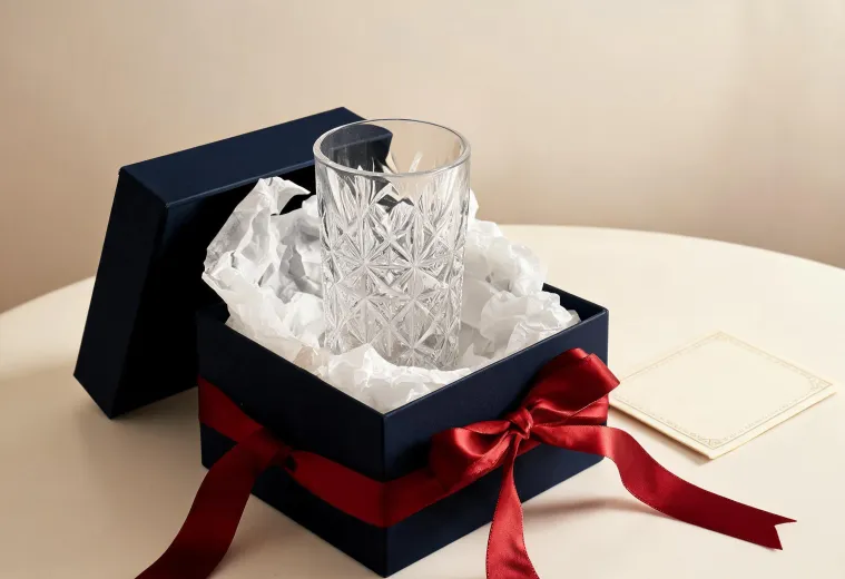 Crystal gift wrapping